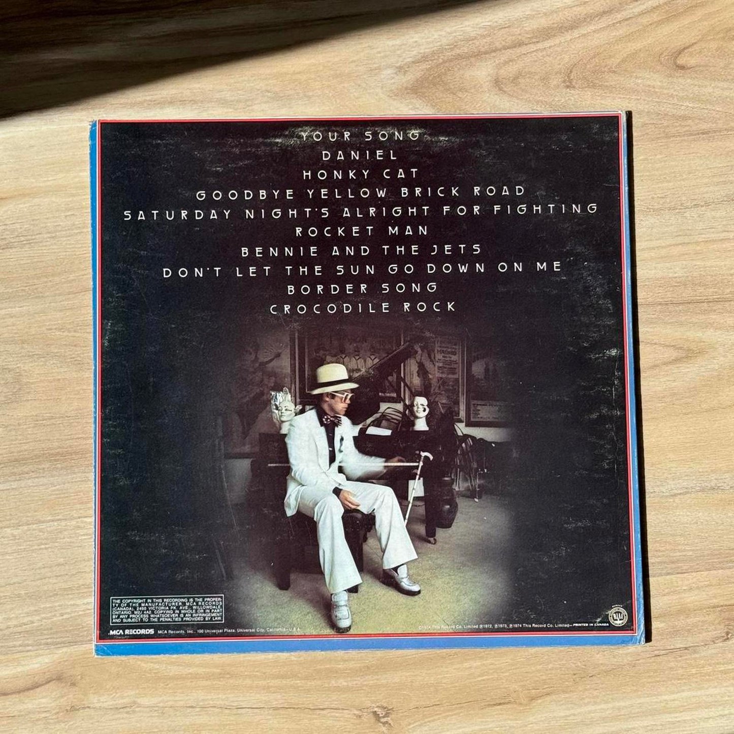 Elton John Greatest Hits Vintage Record Vinyl - GROOVES