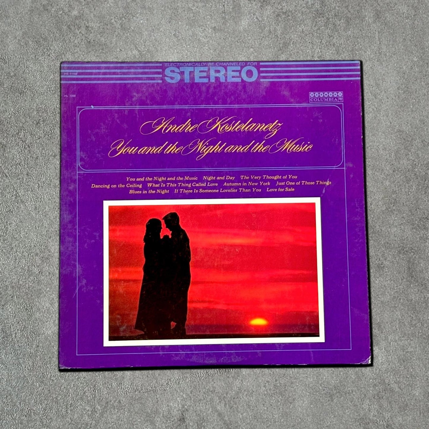 Andre Kostelanetz “You and the Night and the Music” Vintage Record Vinyl Other
