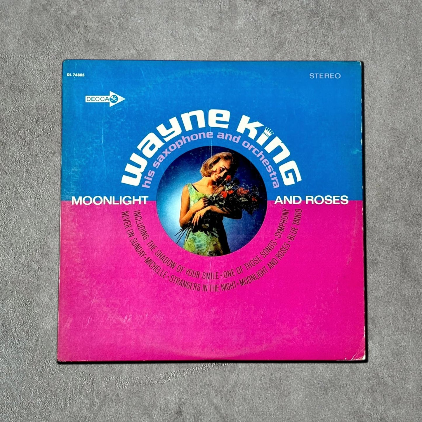 Wayne King “Moonlight and Roses” Vintage Record Vinyl Other