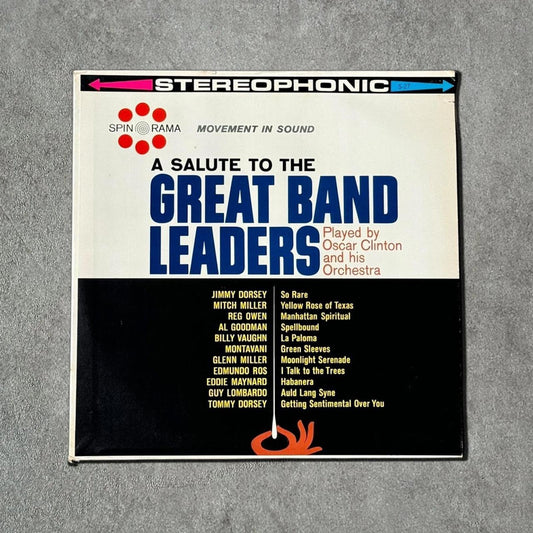 Oscar Clinton and his Orchestra “Great Band Leaders” Vintage Record Vinyl - GROOVES