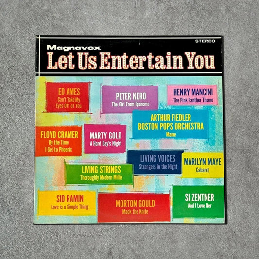 Magnavox “Let Us Entertain You” Vintage Record Vinyl - GROOVES
