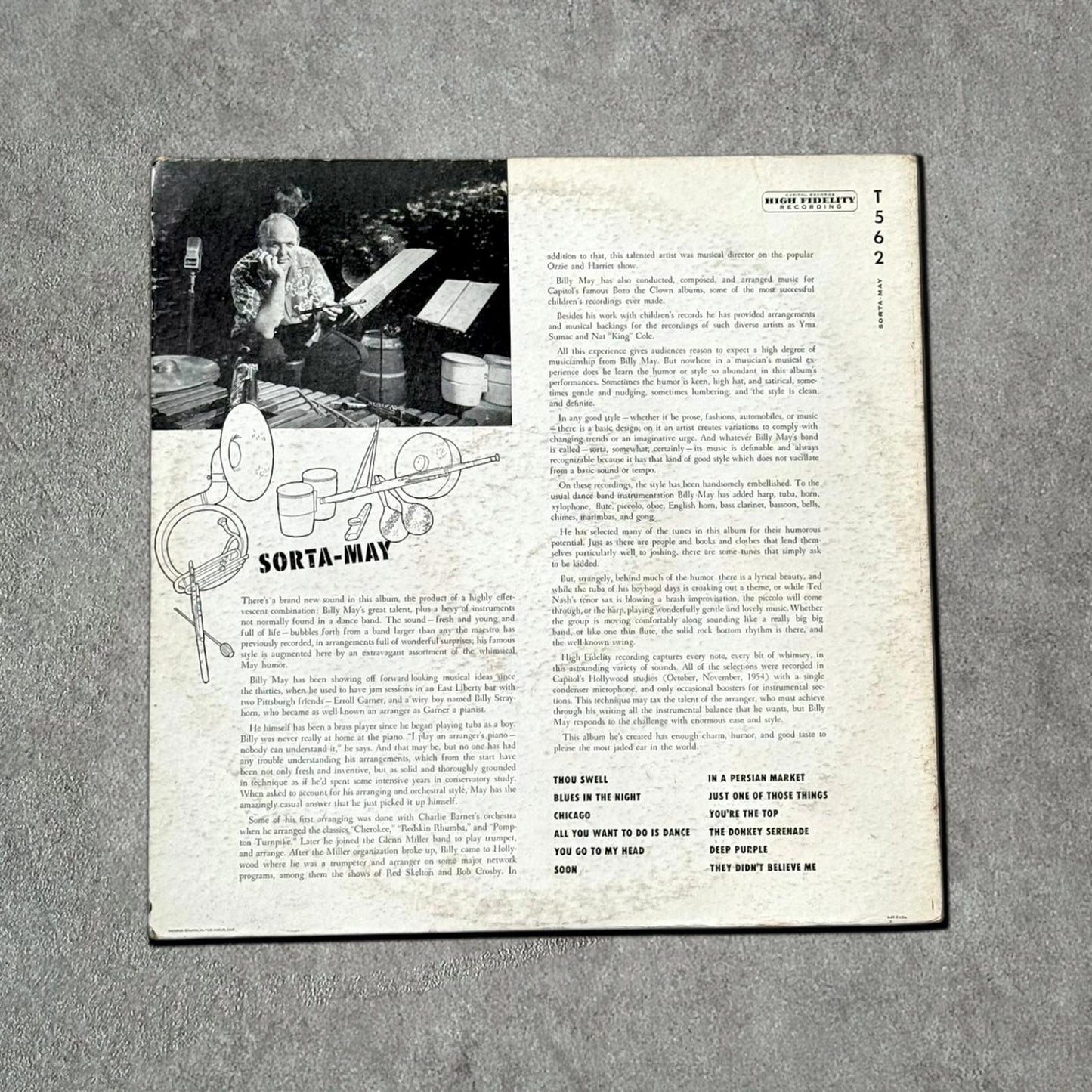 Billy May “Sorta-May” Vintage Record Vinyl Other