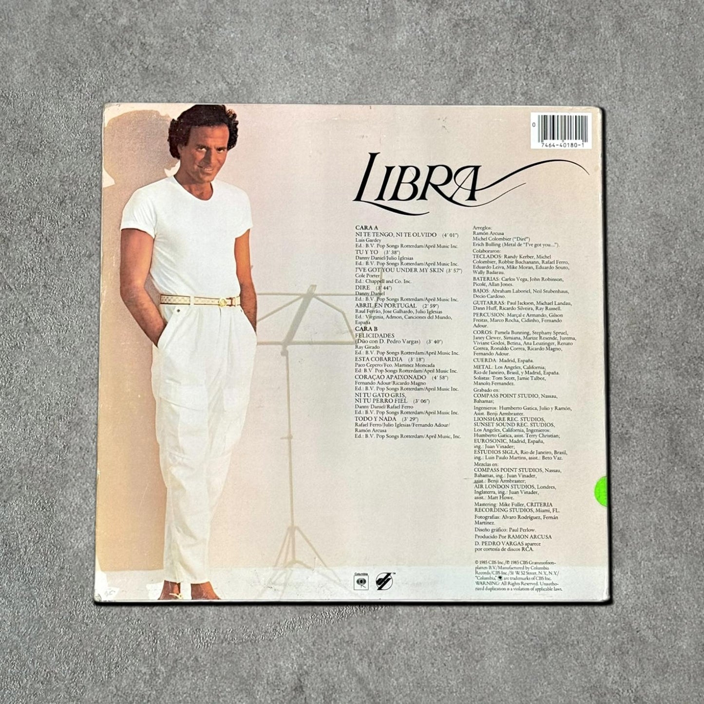 Julio Iglesias “Libra” Vintage Record Vinyl Other