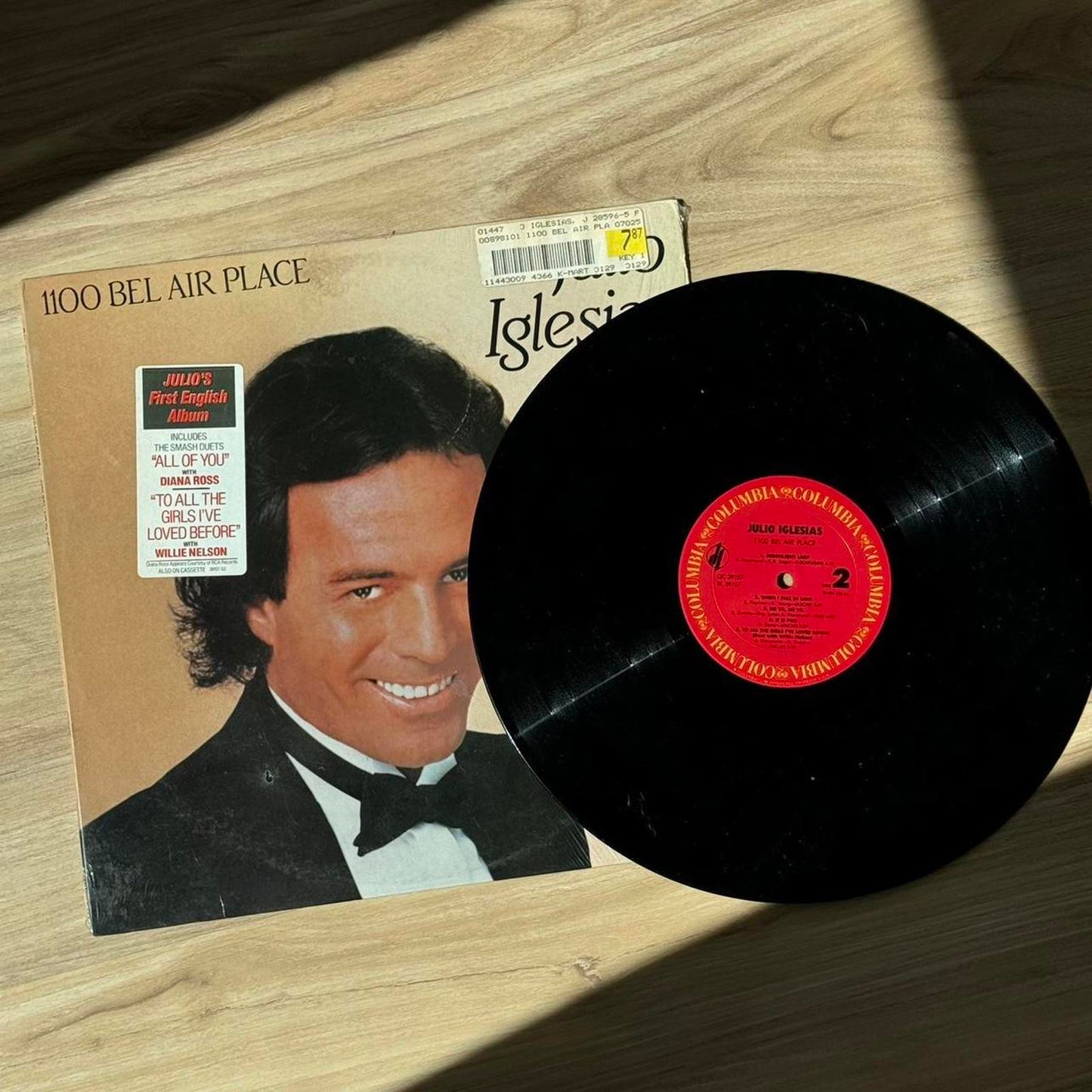 Julio Iglesias “1100 Bel Air Place” Vintage Record Vinyl - GROOVES