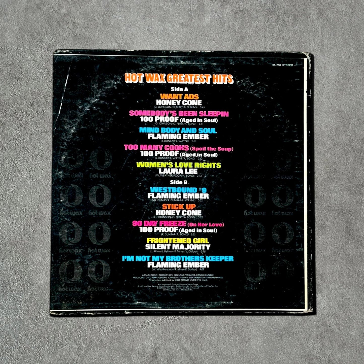 Hot Wax “Greatest Hits” Vintage Record Vinyl Other