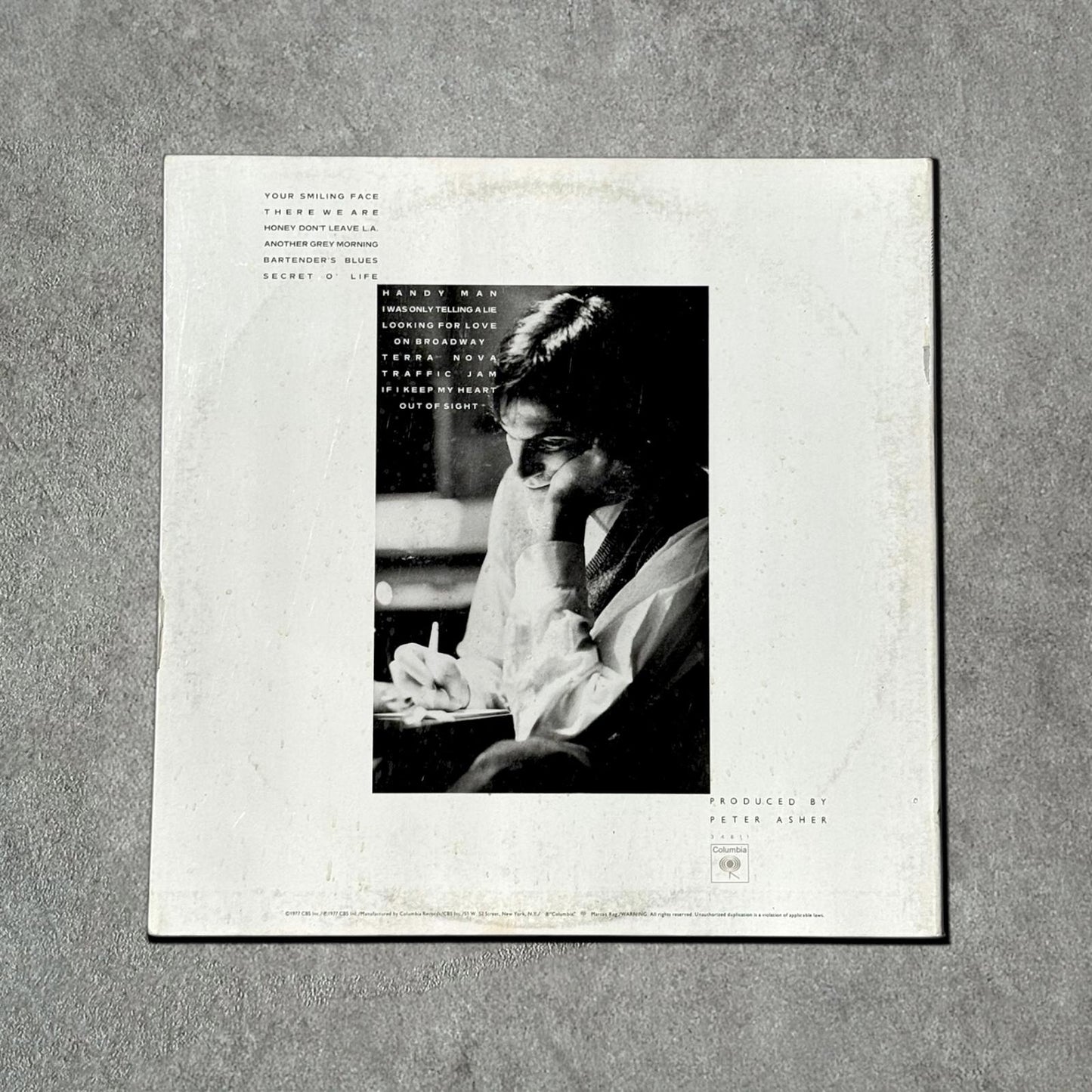 James Taylor “JT” Vintage Record Vinyl Other