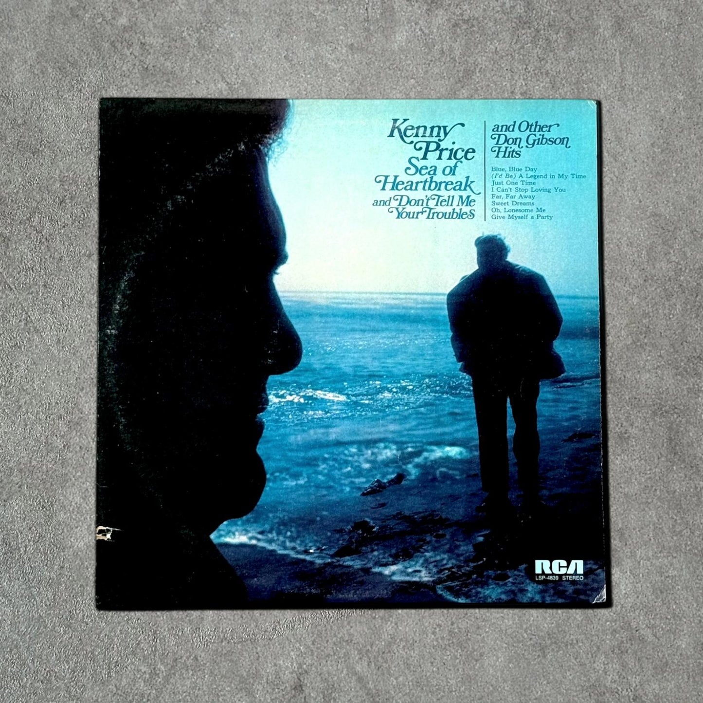 Kenny Price “Sea of Heartbreak” Vintage Record Vinyl Other