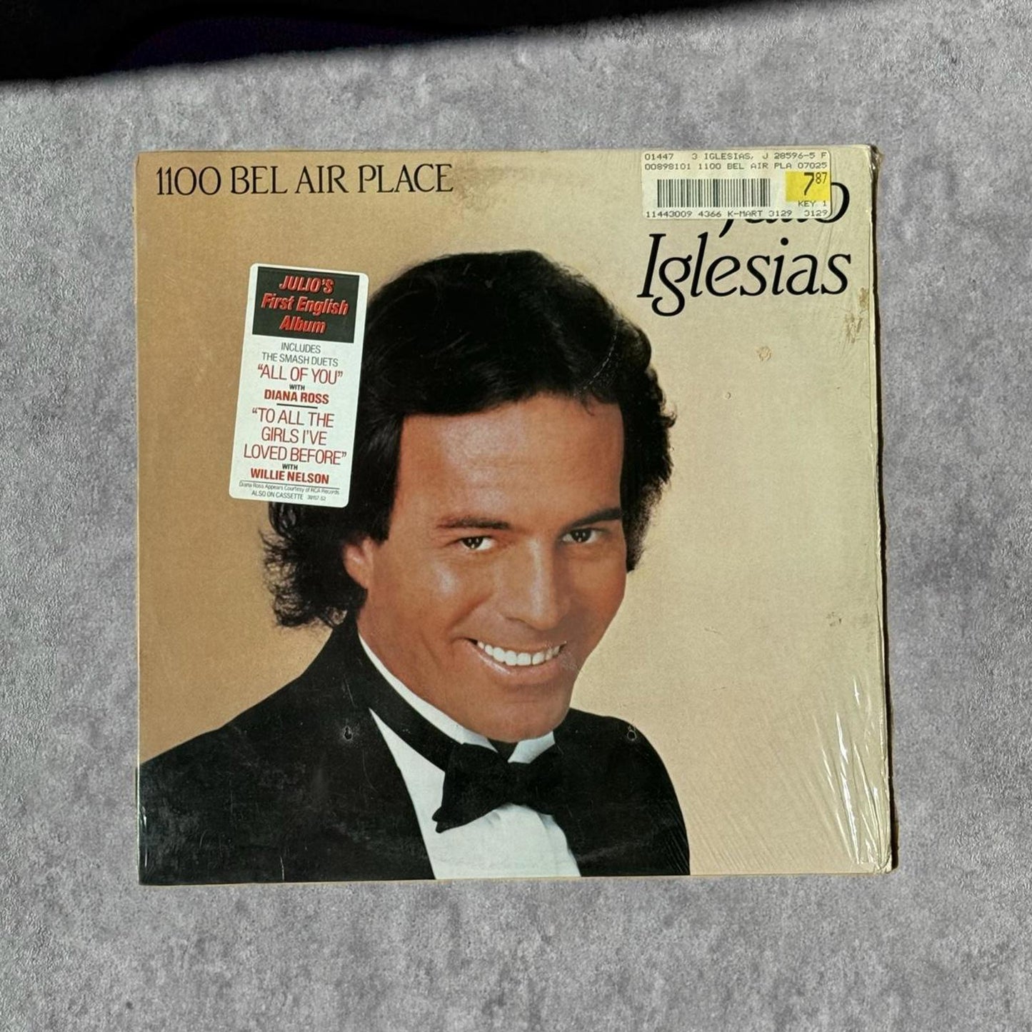 Julio Iglesias “1100 Bel Air Place” Vintage Record Vinyl - GROOVES