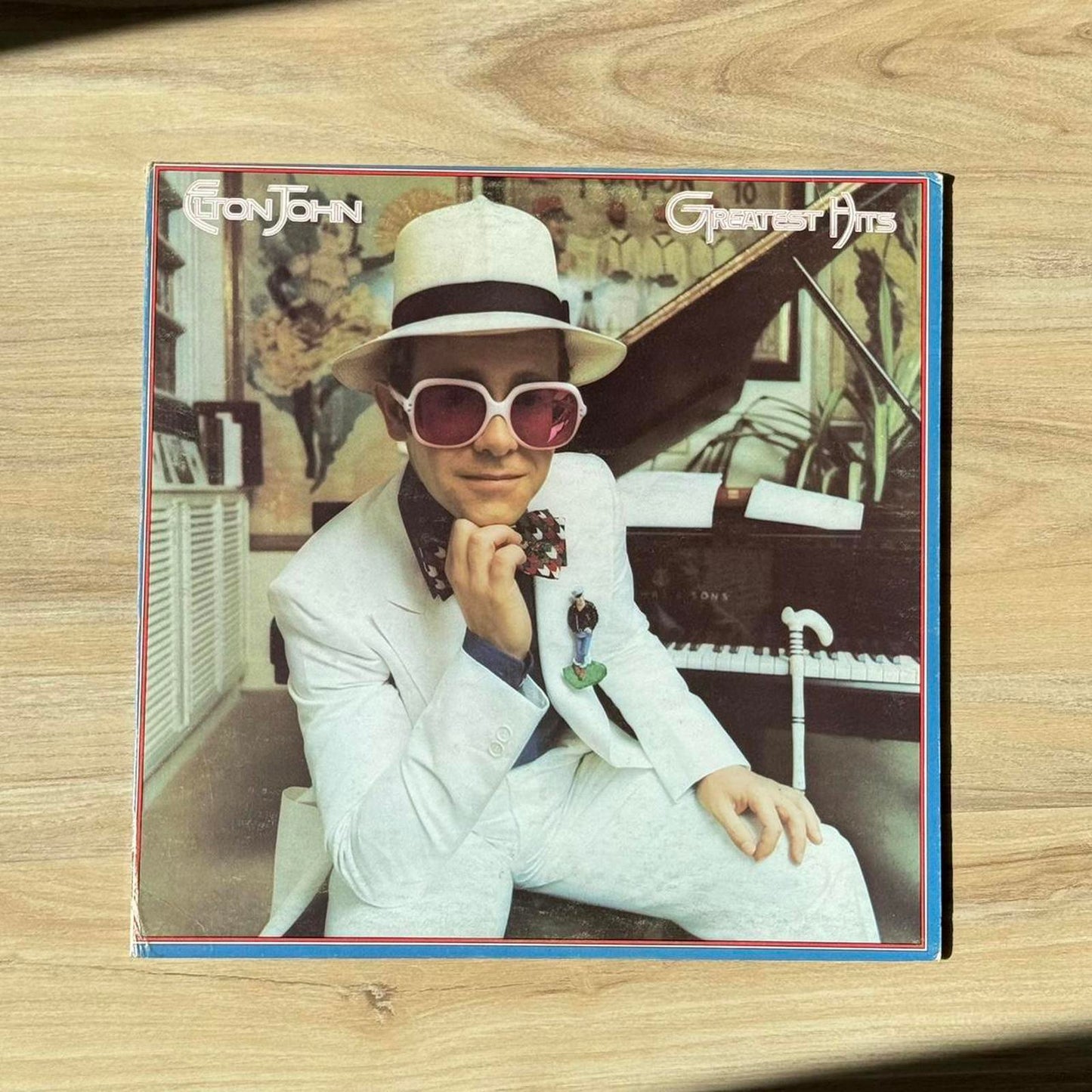 Elton John Greatest Hits Vintage Record Vinyl - GROOVES