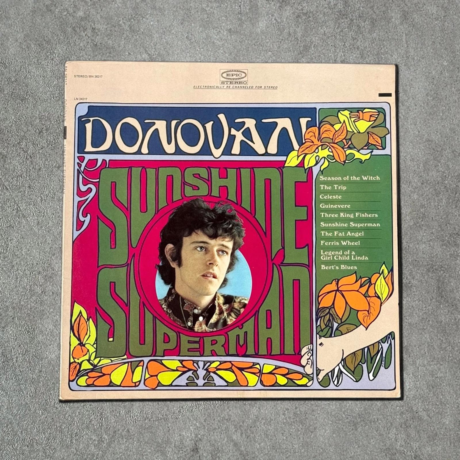 Donovan “Sunshine Superman” Vintage Record Vinyl - GROOVES