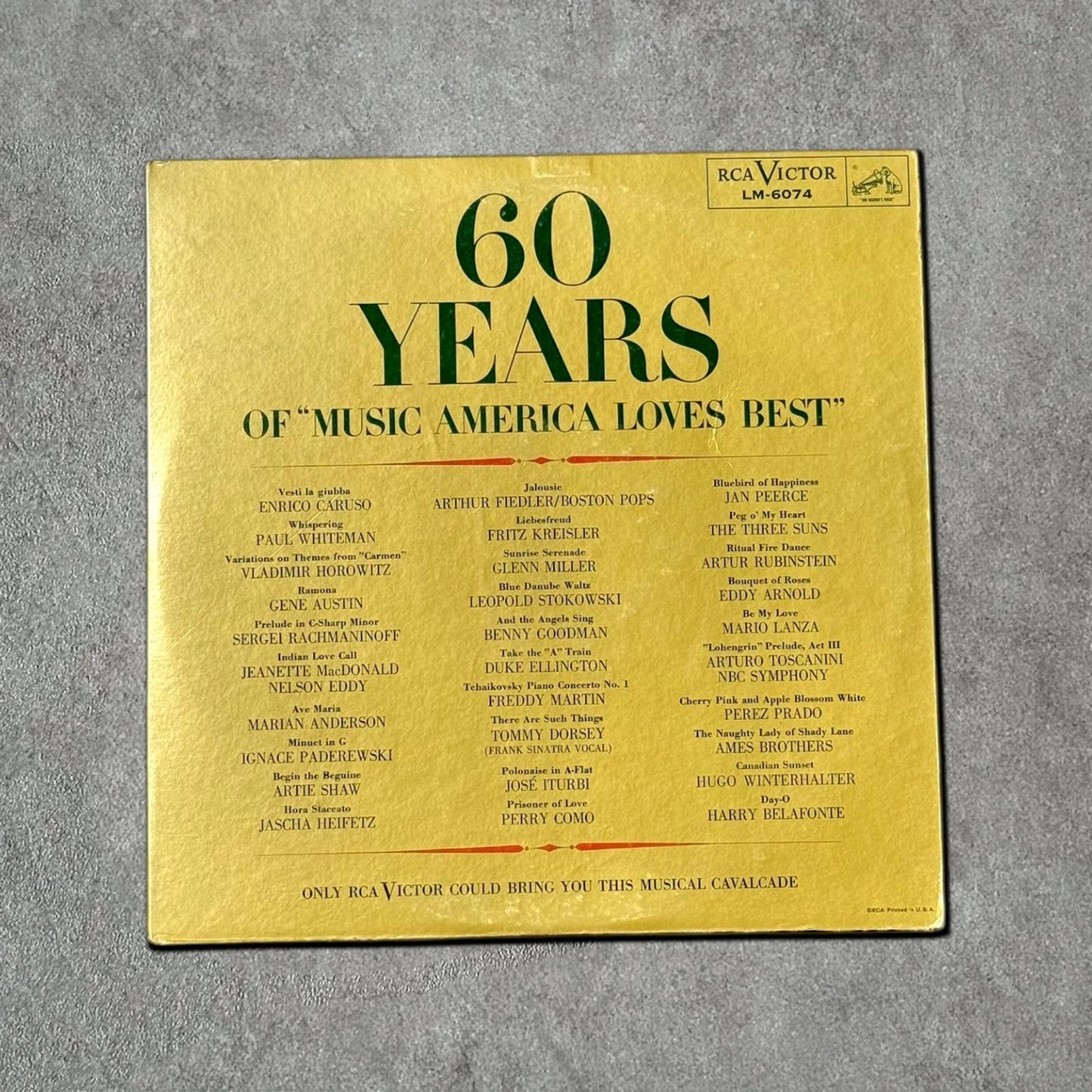 60 Years Of “Music America Loves Best” Vintage Record Vinyl Other