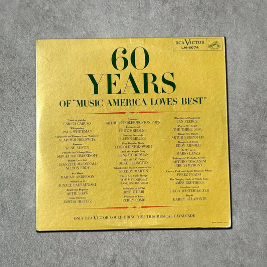 60 Years Of “Music America Loves Best” Vintage Record Vinyl Other