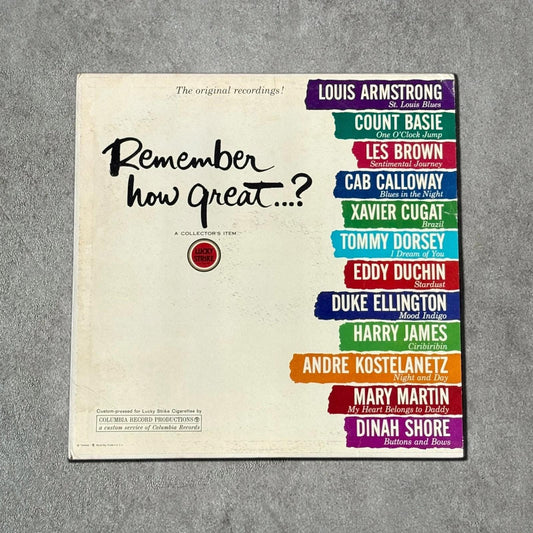 “Remember how great…?” Vintage Record Vinyl Other