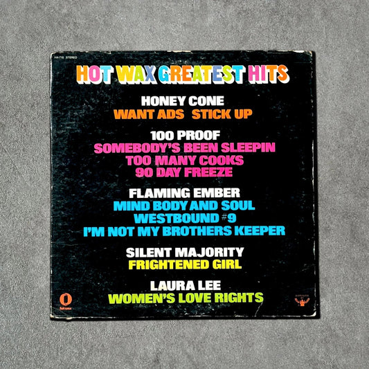 Hot Wax “Greatest Hits” Vintage Record Vinyl Other