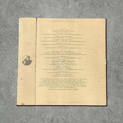 Carpenters “A Song For You” Vintage Record Vinyl Other