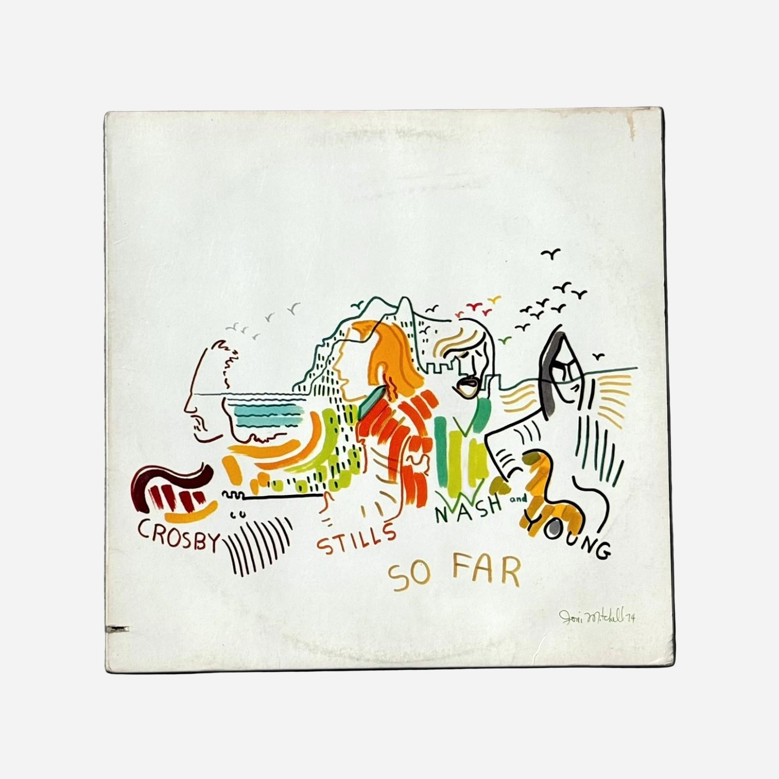 Joni Mitchell “So Far” Vintage Record Vinyl Other