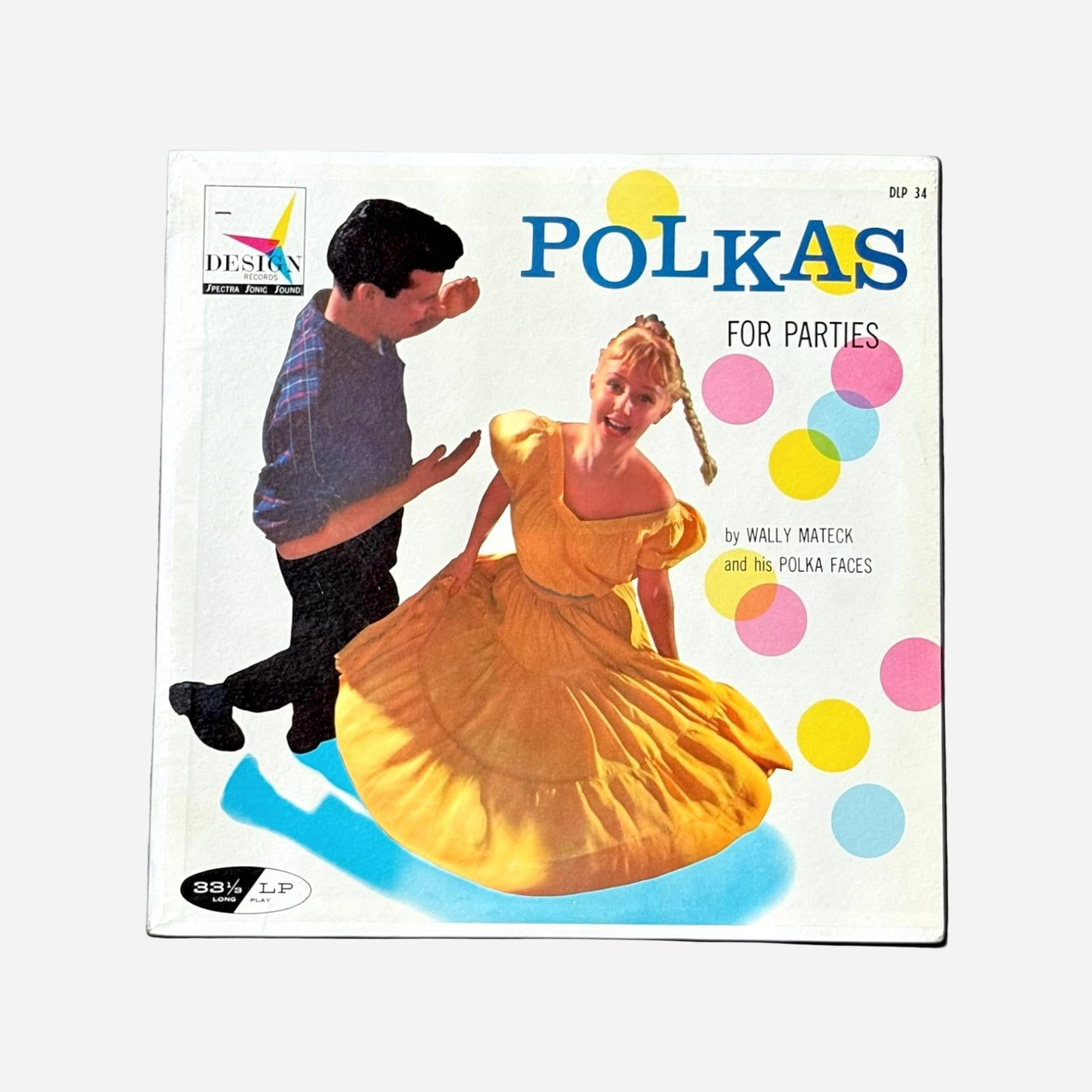 Wally Mateck “Polkas For Parties” Vintage Record Vinyl Other