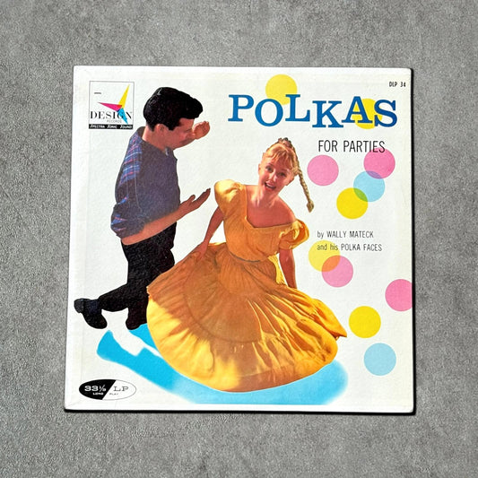 Wally Mateck “Polkas For Parties” Vintage Record Vinyl Other