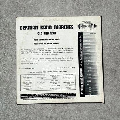 German Band Marches Vintage Record Vinyl Other