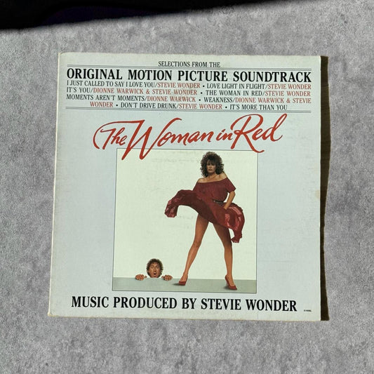 Woman in Red Stevie Wonder Vintage Record Vinyl - GROOVES