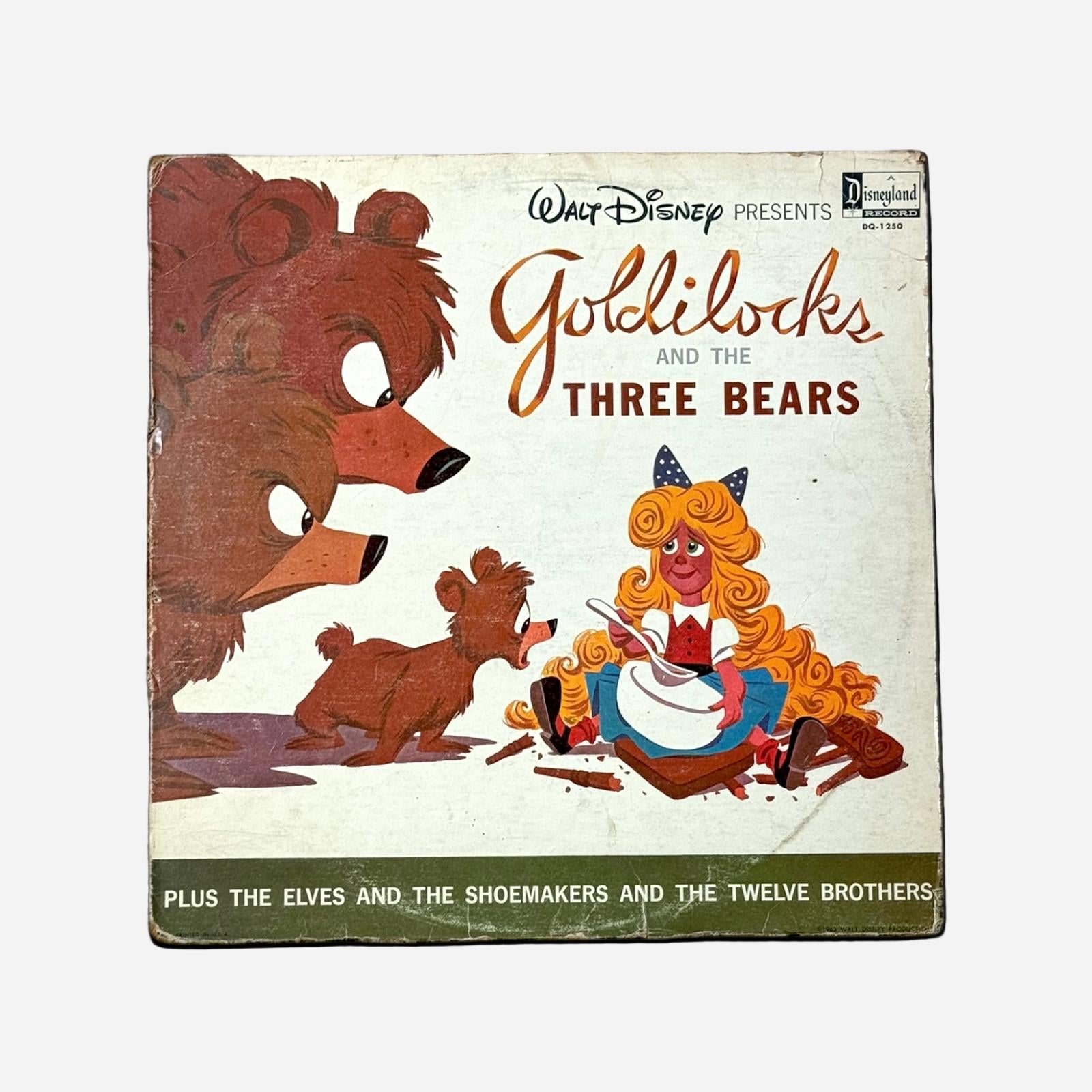 Goldilocks and the Three Bears Vintage Record Vinyl Other