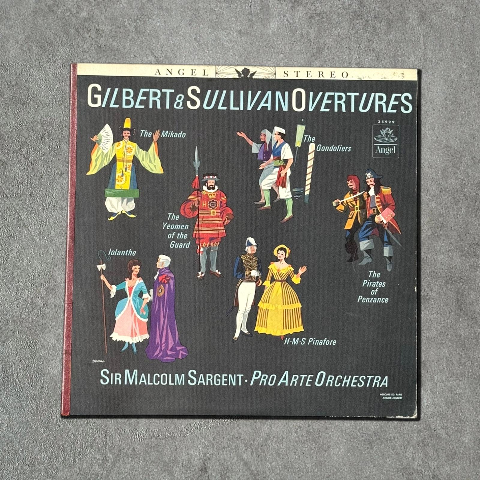 Gilbert & Sullivan “Overture” Vintage Record Vinyl - GROOVES