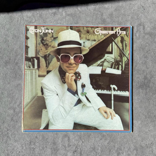 Elton John Greatest Hits Vintage Record Vinyl - GROOVES