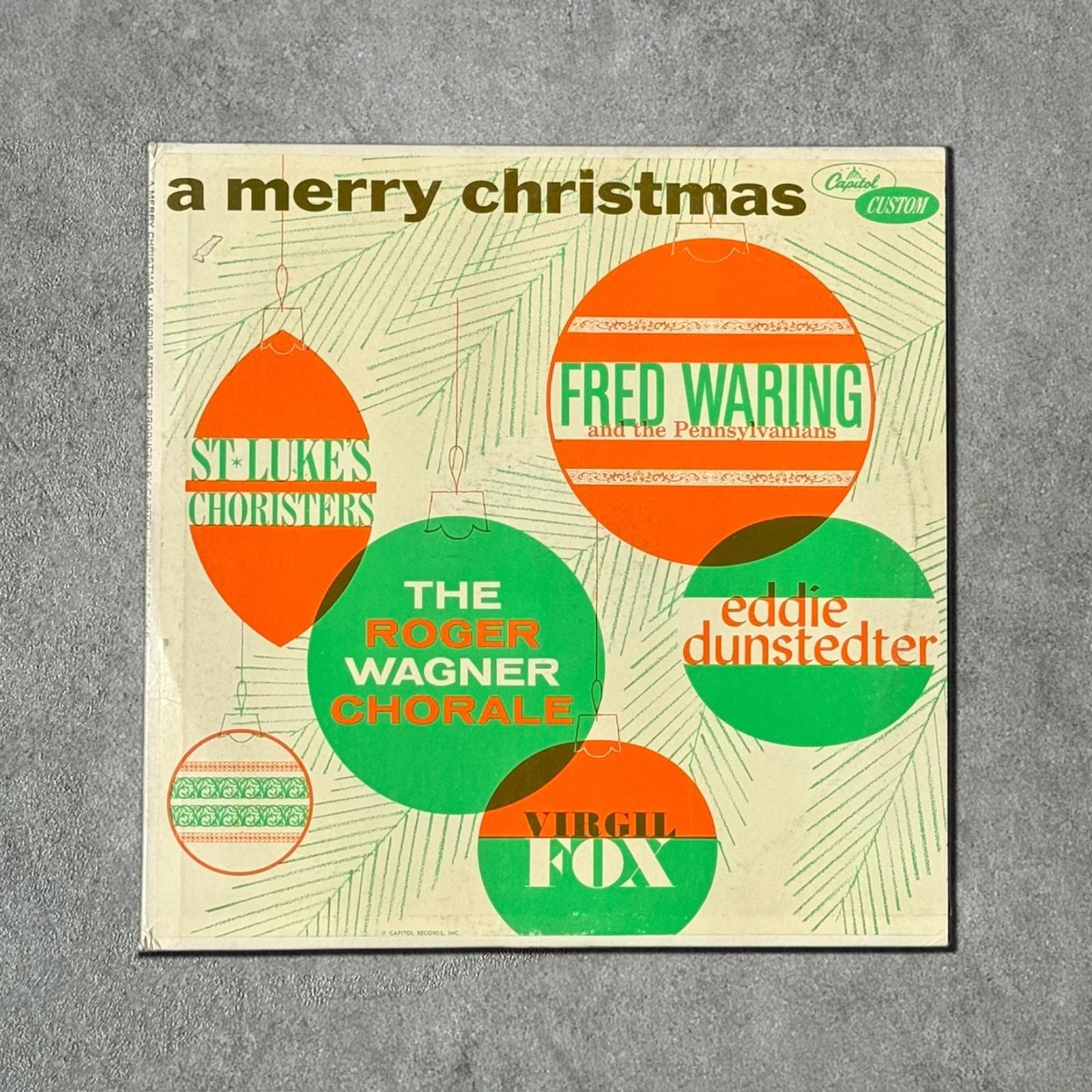 “A Merry Christmas” Vintage Record Vinyl Other