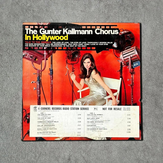 “The Gunter Kallmann Chorus In Hollywood” Vintage Record Vinyl - GROOVES