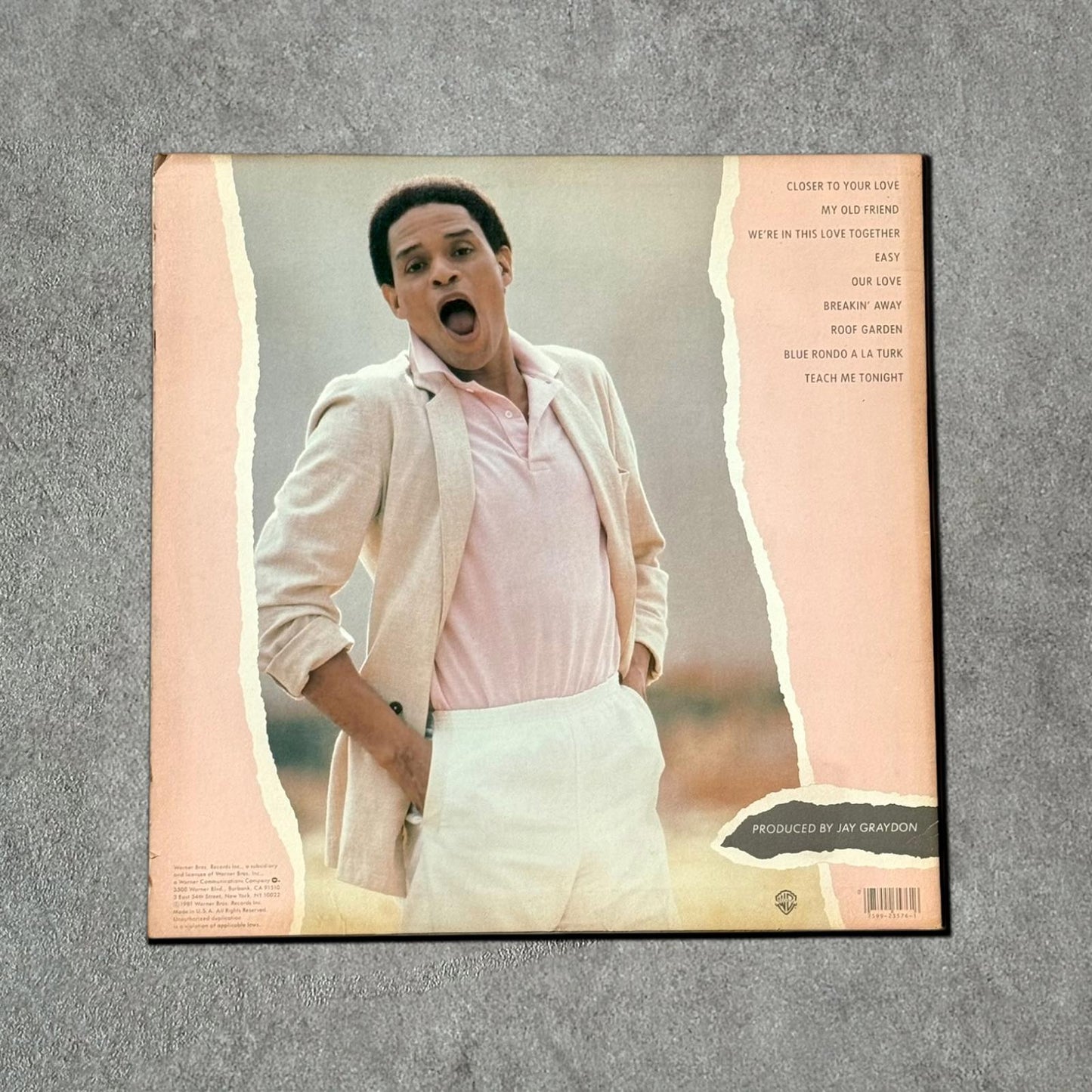 Al Jarreau “Breakin' Away” Vintage Record Vinyl Other