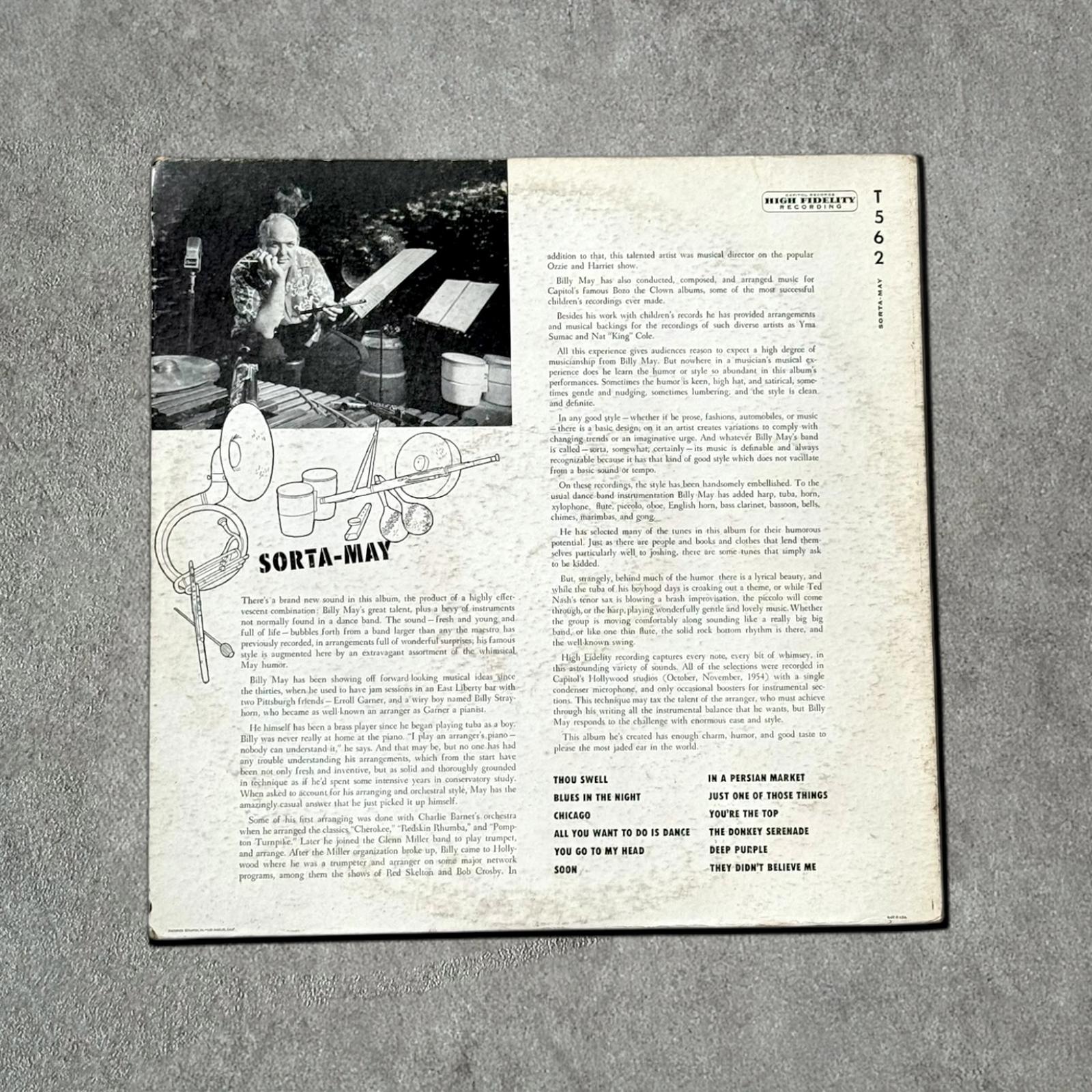 Billy May “Sorta-May” Vintage Record Vinyl Other