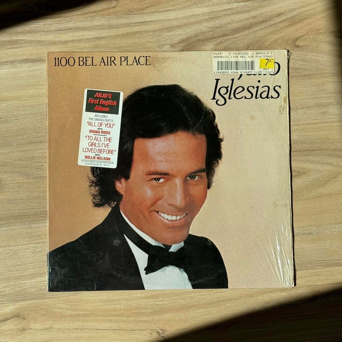 Julio Iglesias “1100 Bel Air Place” Vintage Record Vinyl - GROOVES