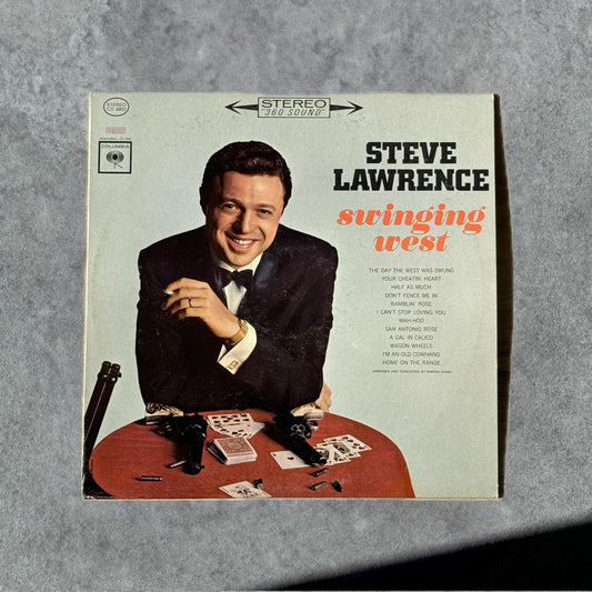 Steve Lawrence “Swinging West” Vintage Record Vinyl - GROOVES