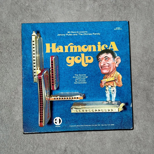 Harmonica Gold Vintage Record Vinyl Other