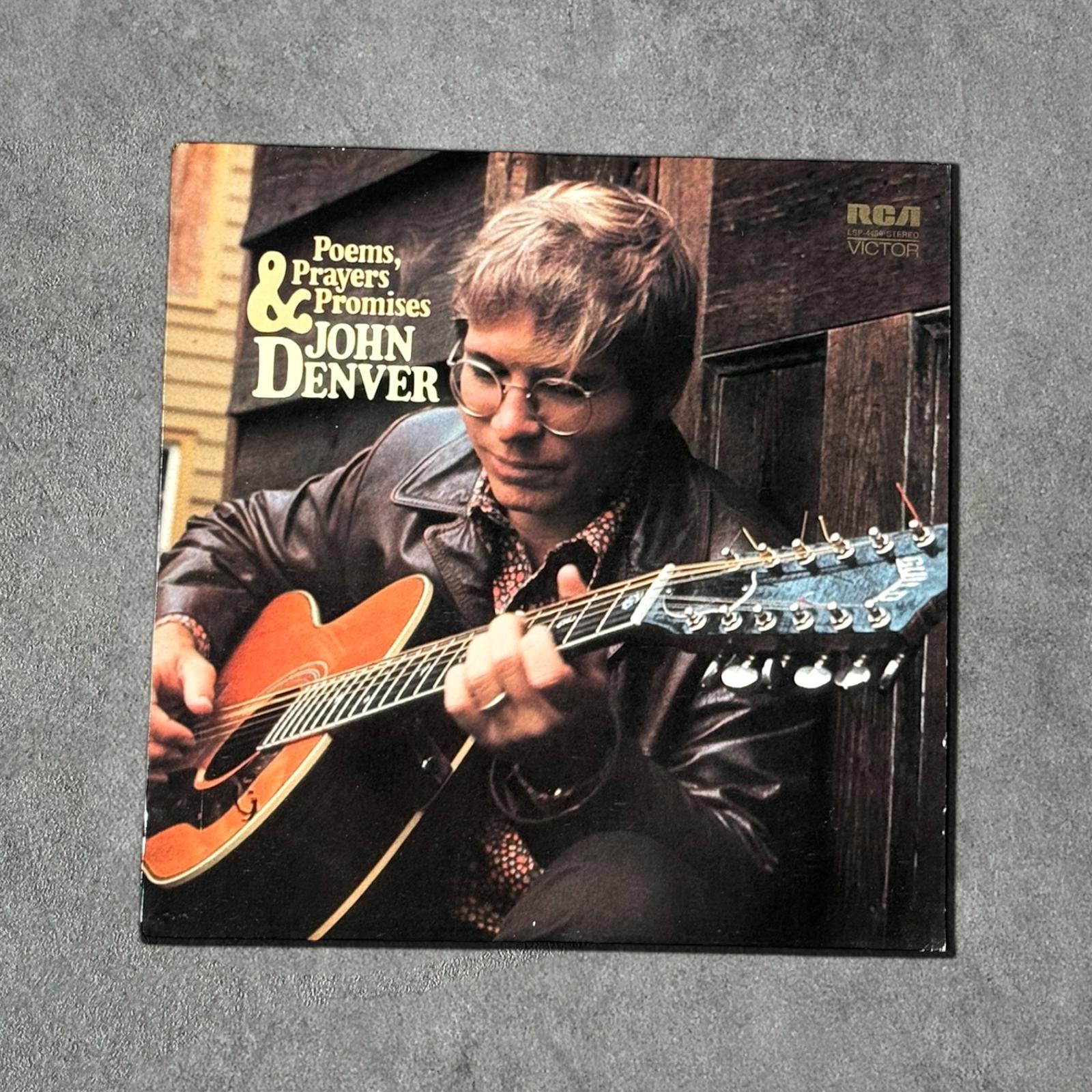 John Denver “Poems, Prayers & Promises” Vintage Record Vinyl - GROOVES