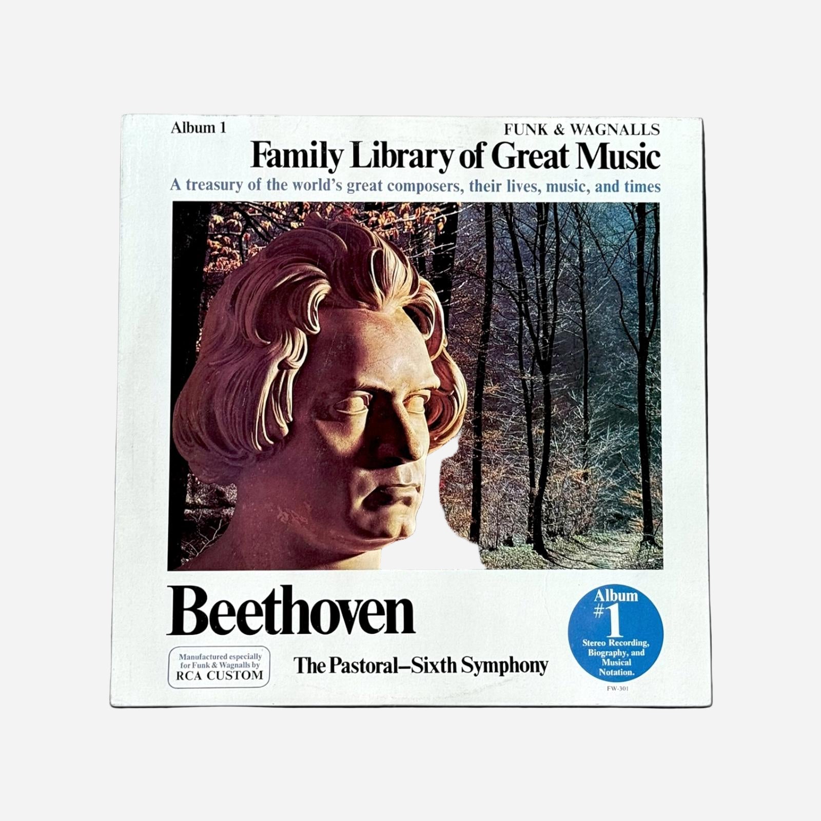 Beethoven “Family Library of Great Music” Vintage Record Vinyl Other