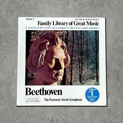 Beethoven “Family Library of Great Music” Vintage Record Vinyl Other
