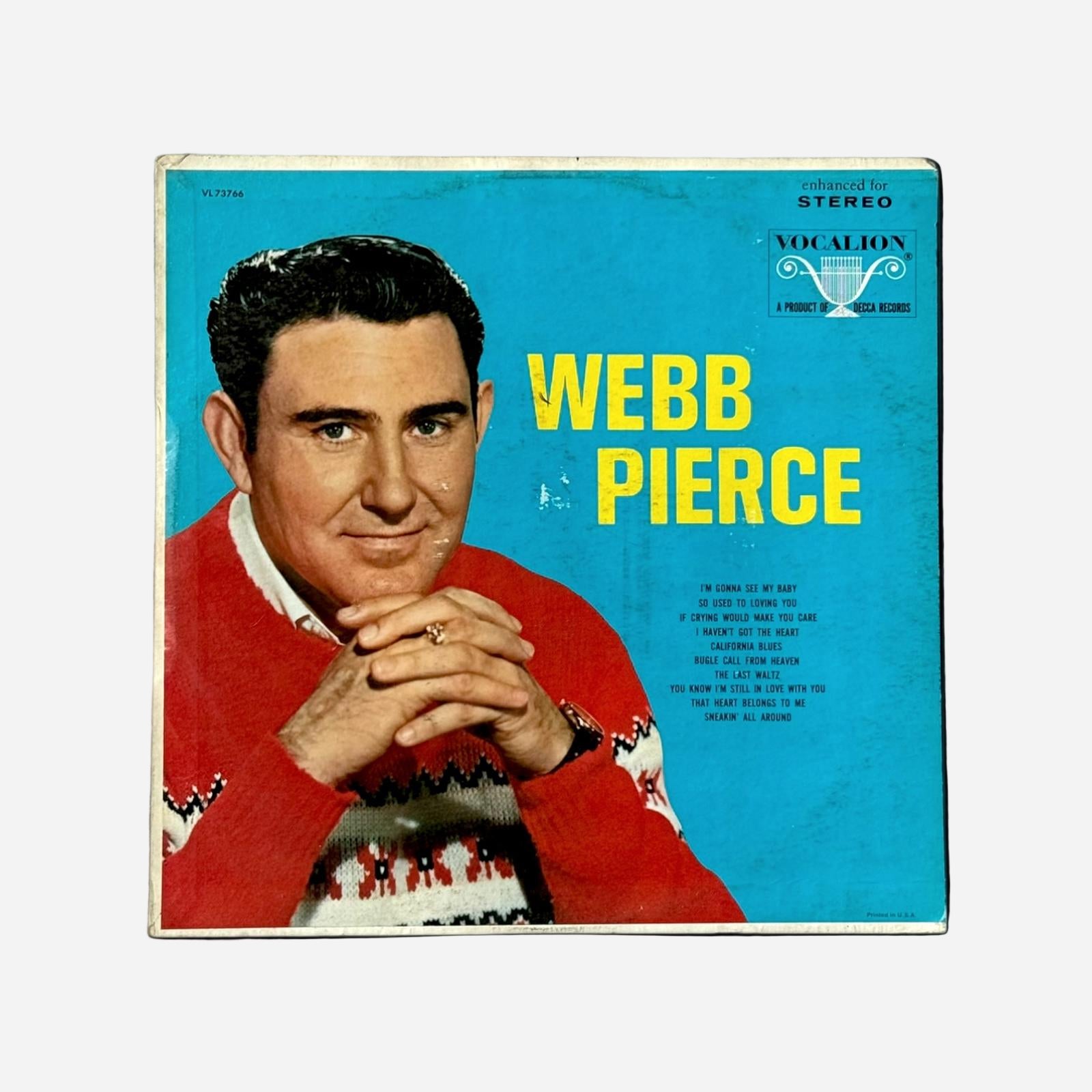 Webb Pierce Vintage Record Vinyl Other