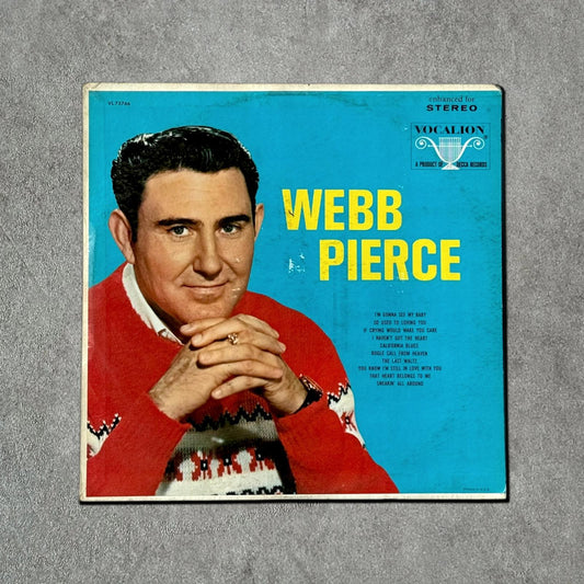 Webb Pierce Vintage Record Vinyl Other