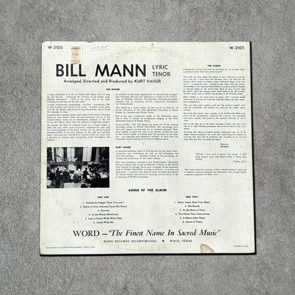 Bill Mann Vintage Record Vinyl Other