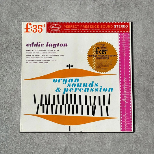 Eddie Layton “Organ, Sounds & Percussion” Vintage Record Vinyl - GROOVES
