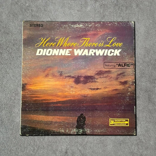 Dionne Warwick “Here Where There is Love” Vintage Record Vinyl - GROOVES