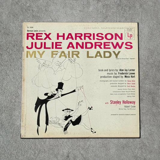 Rex Harrison & Julie Andrews “My Fair Lady” Vintage Record Vinyl Other