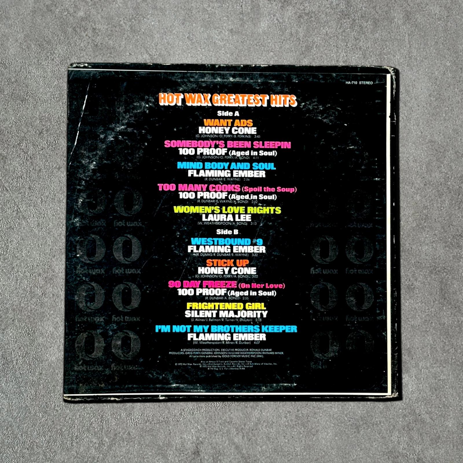 Hot Wax “Greatest Hits” Vintage Record Vinyl Other