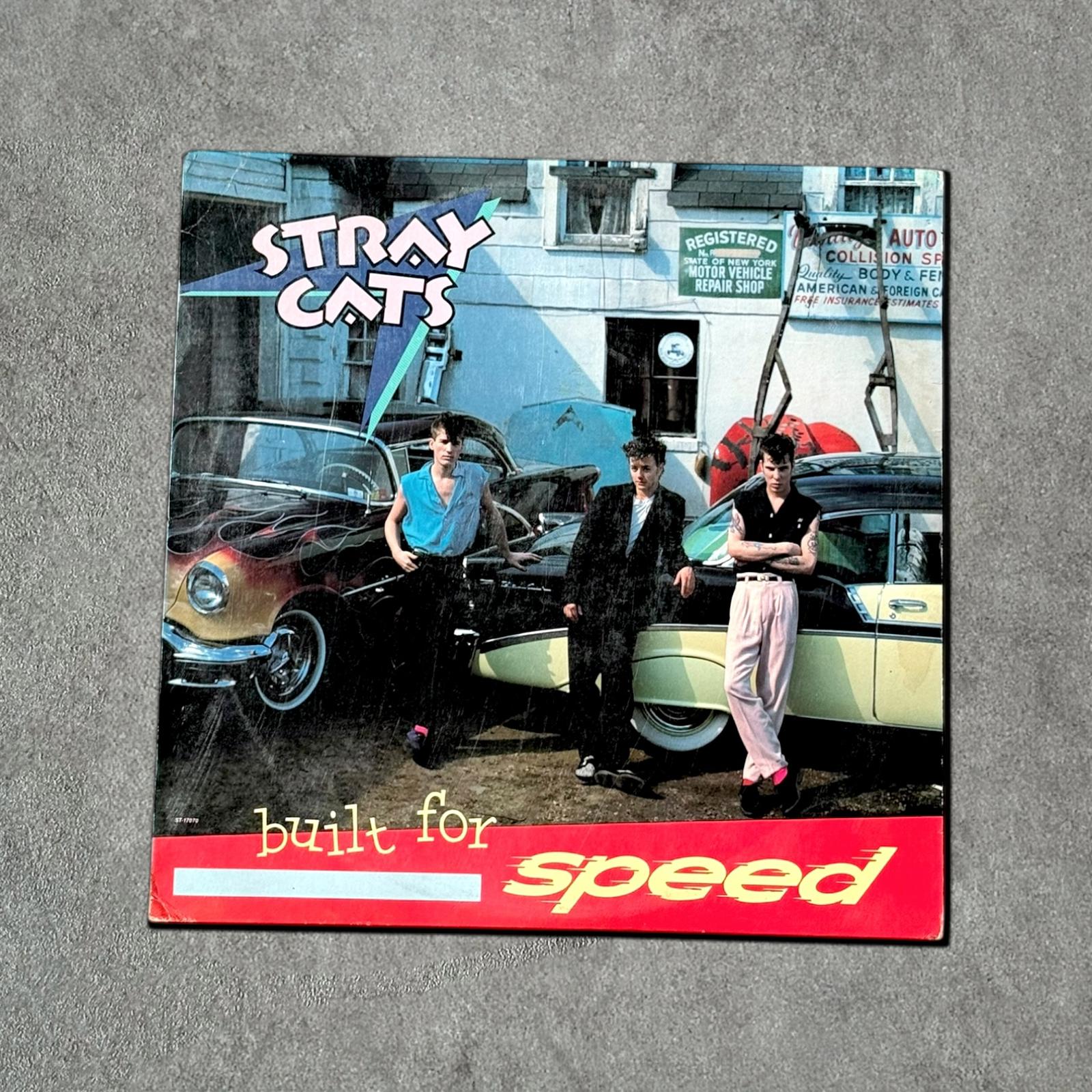 Stray Cats “Built For Speed” Vintage Record Vinyl Other