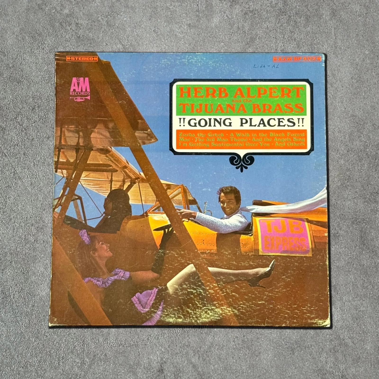 Herb Alpert and the Tijuana Brass “!!!Going Places!!!” Vintage Record Vinyl - GROOVES