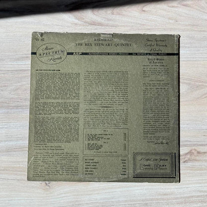 The Rex Stewart “Redhead” Vintage Record Vinyl - GROOVES