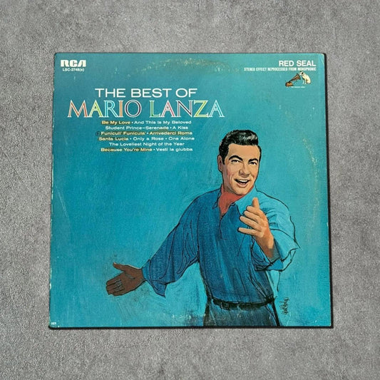 “The Best Of Mario Lanza” Vintage Record Vinyl - GROOVES
