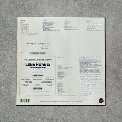Lena Horne “The Lady and Her Music” Vintage Record Vinyl Other