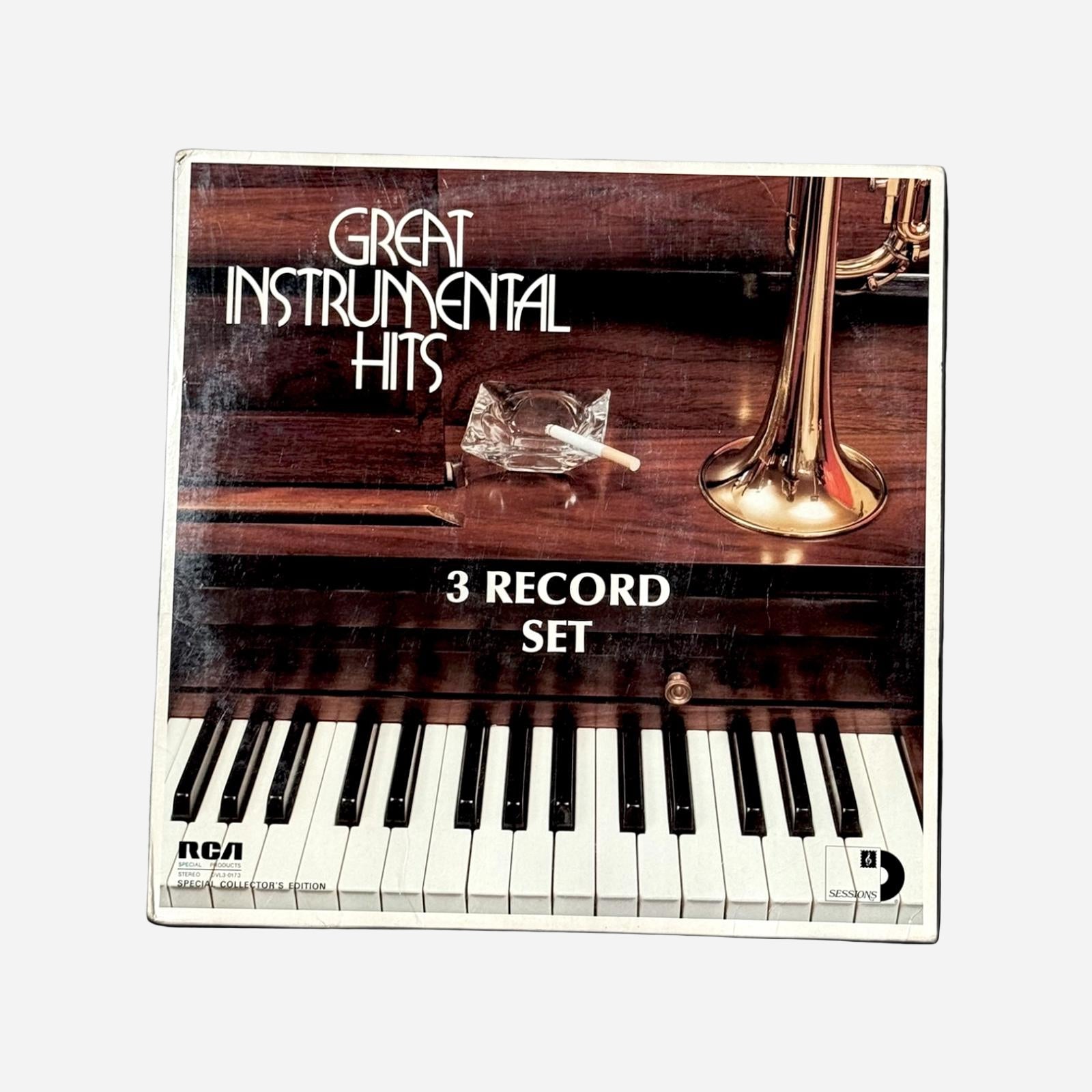 Great Instrumental Hits (3 Record Sets) Vintage Record Vinyl Other